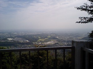 白山展望台より