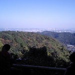 稲荷山展望台より東京方面を望む